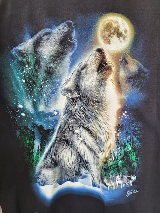 Short Sleeved Wolf Moon Shirt