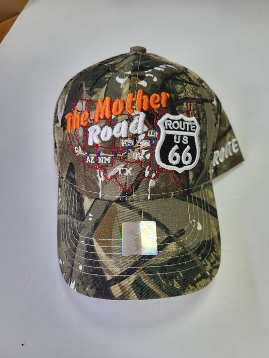 The Mother Road Camo Ball Cap