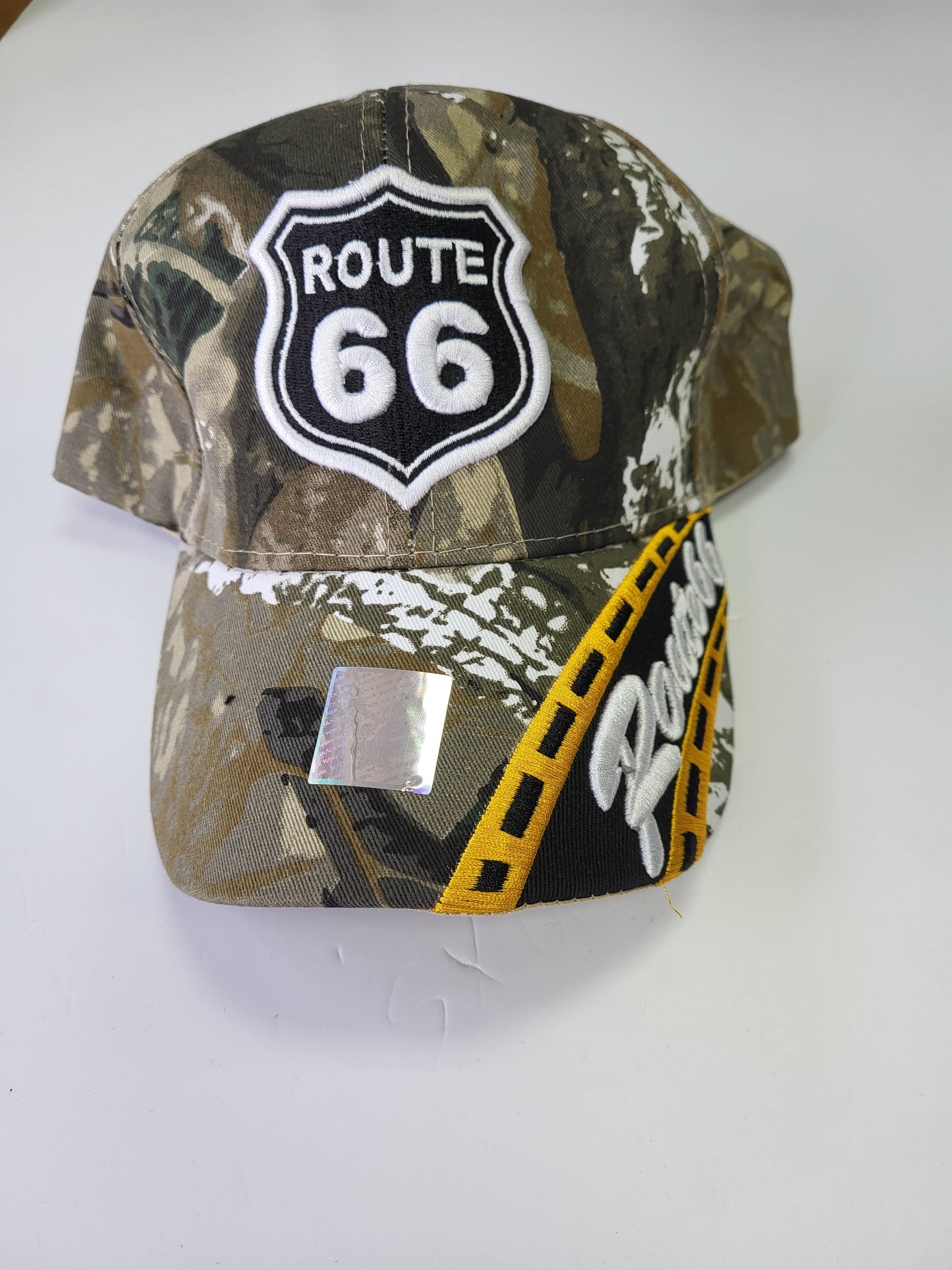 Route 66 Camo Ball Cap