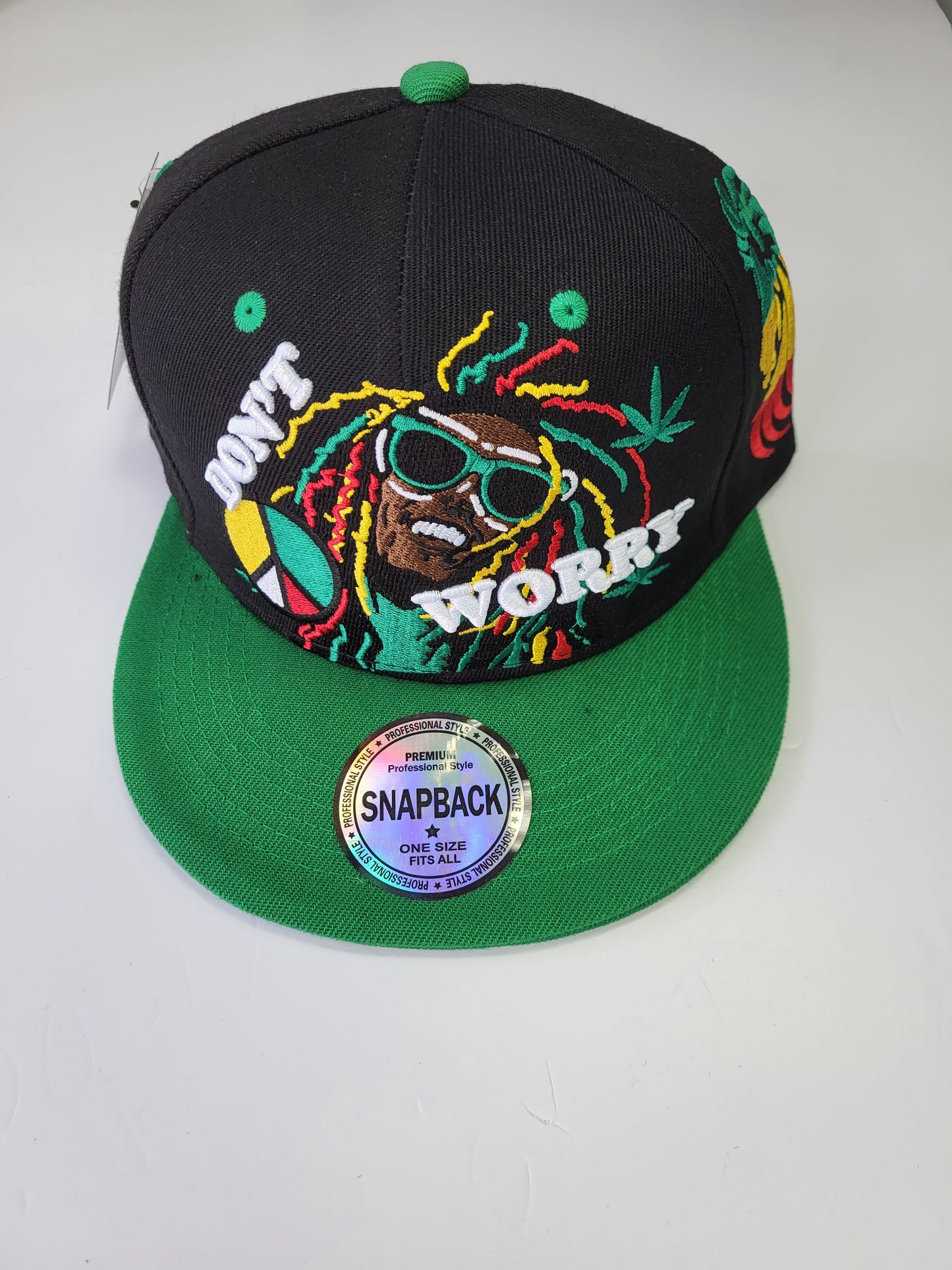 Marley Inspired Don't Worry Ball Cap