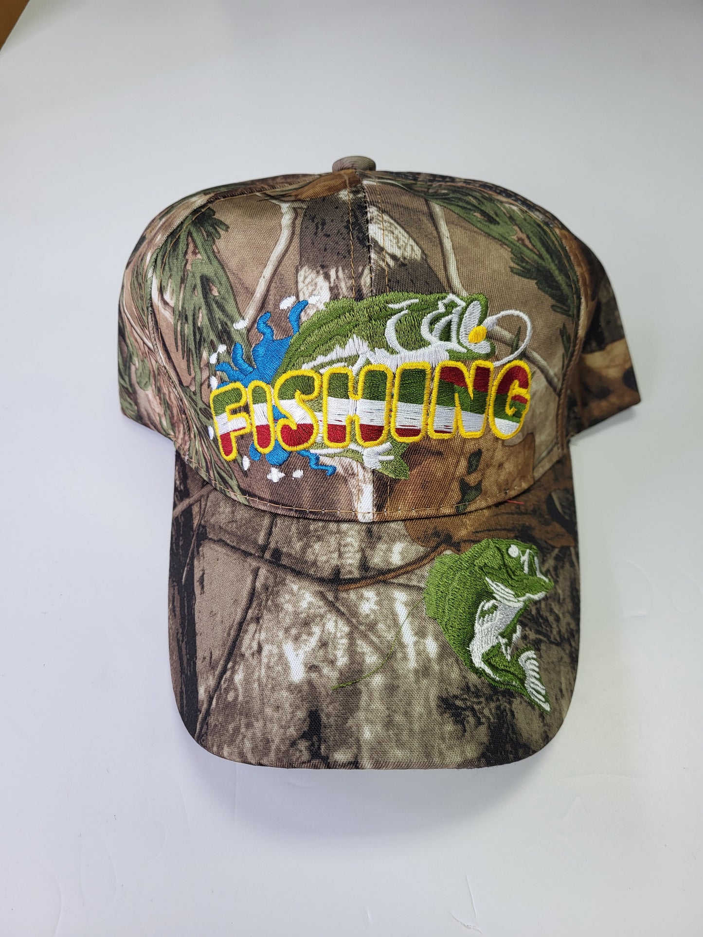 Fishing Camo Ball Cap